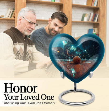 10-inch Heart-shaped Basketball Urn, Gramophone 