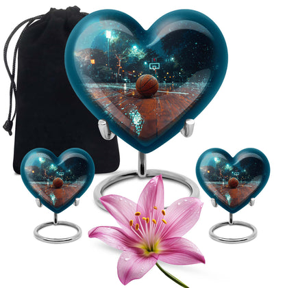 10-inch Heart-shaped Basketball Urn, Gramophone 