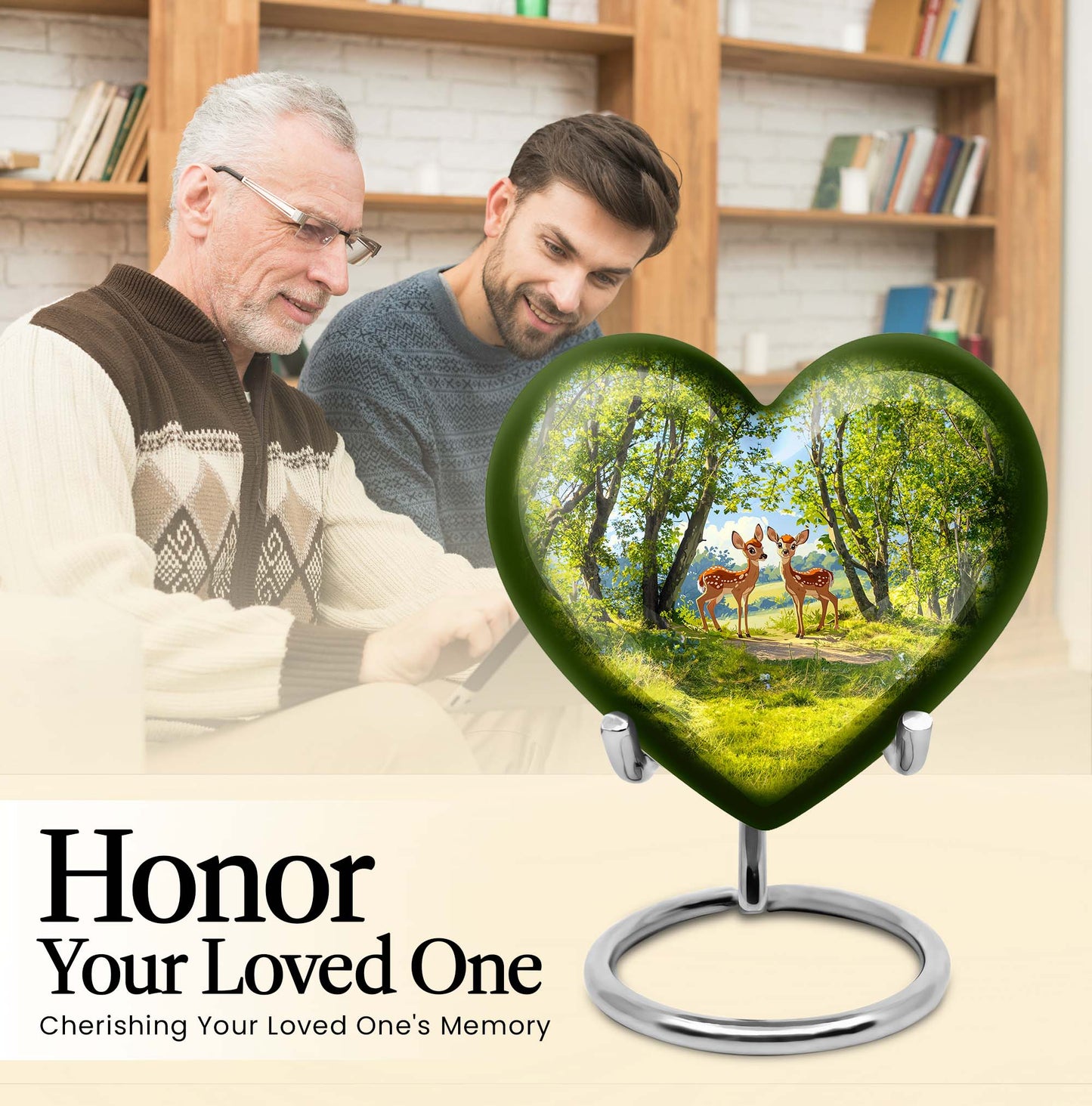 deer funeral urn 