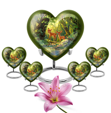 Large Urn with 4 Small Urn