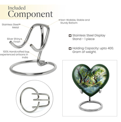 Deer Heart Urn with Gramophone