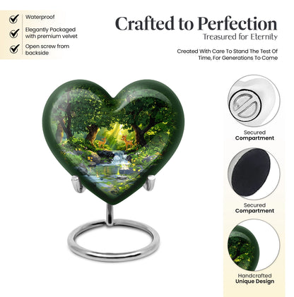 Deer Heart Urn