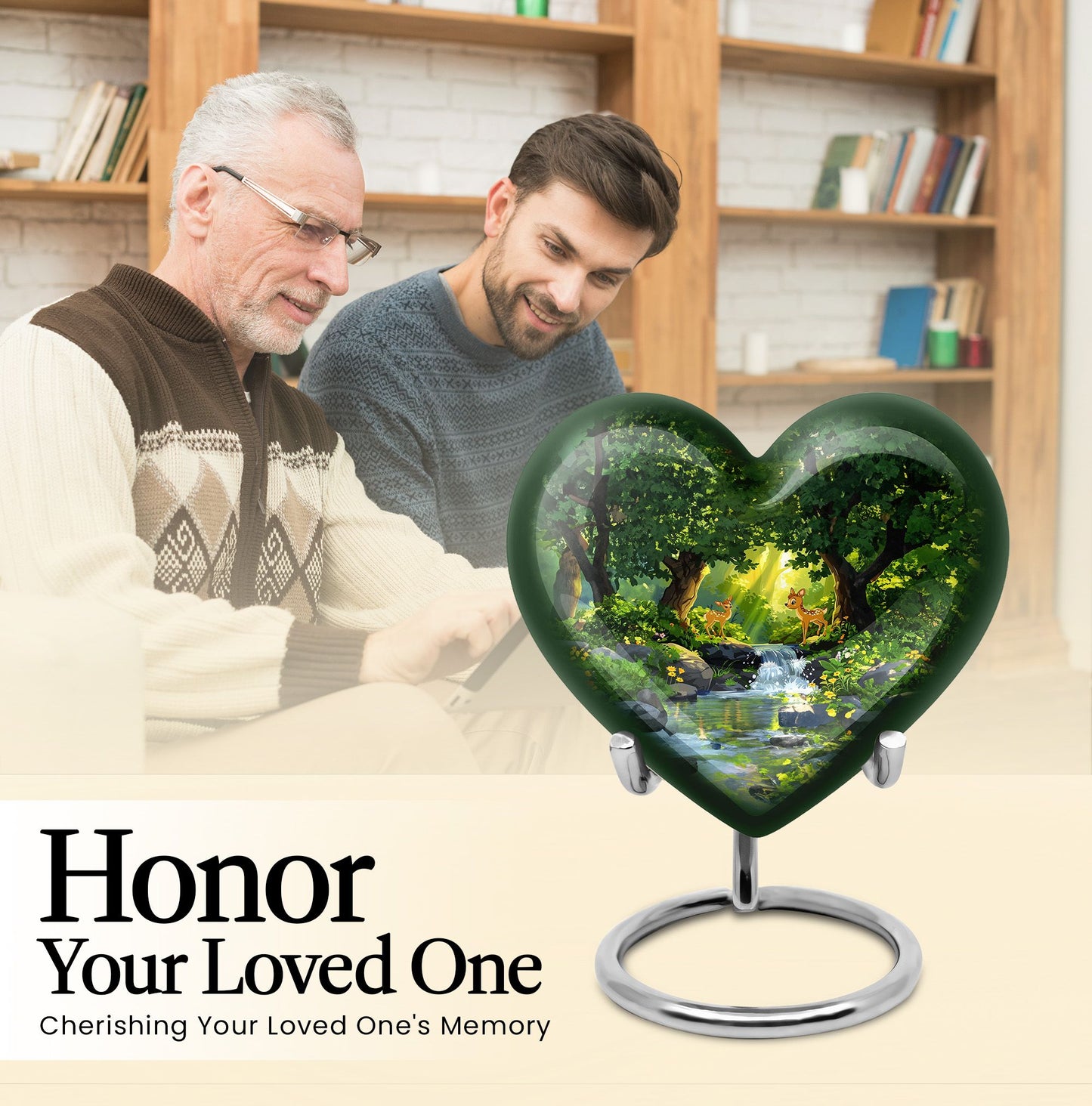 Deer Heart Urn