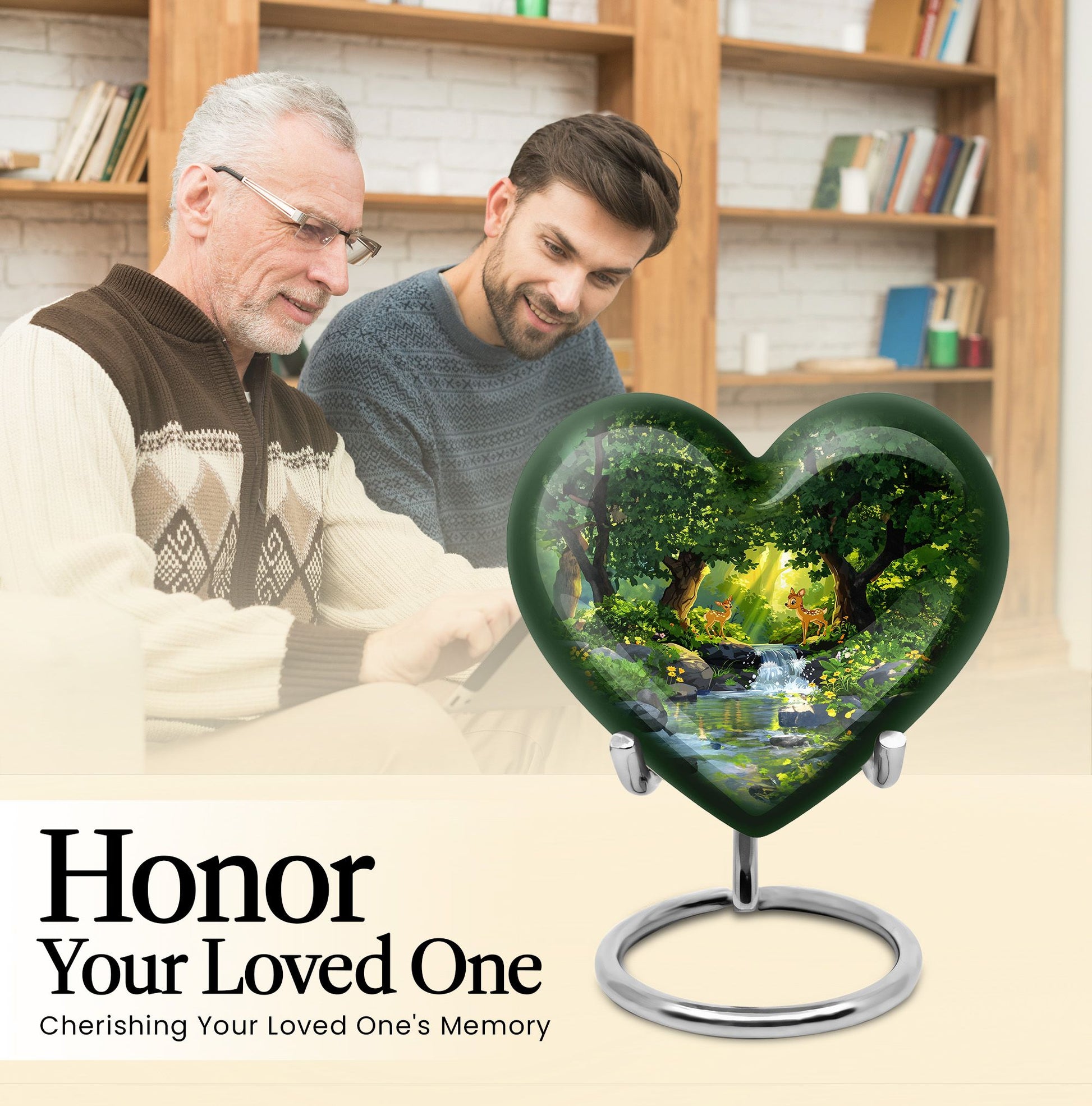 Deer Heart Urn
