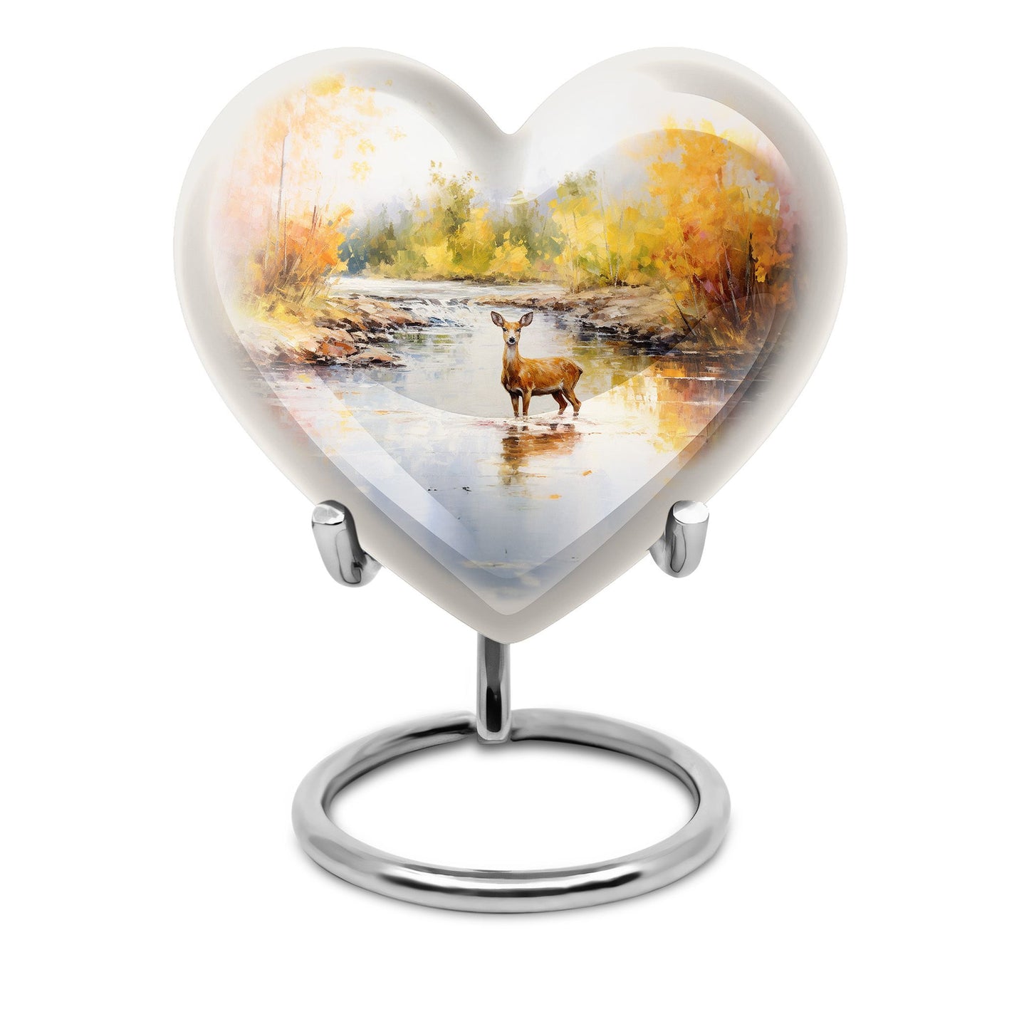  gramophone-themed deer urn for female ashes