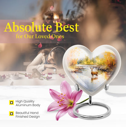  gramophone-themed deer urn for female ashes