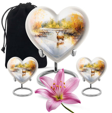 Large Urn with 2 Mini Urn