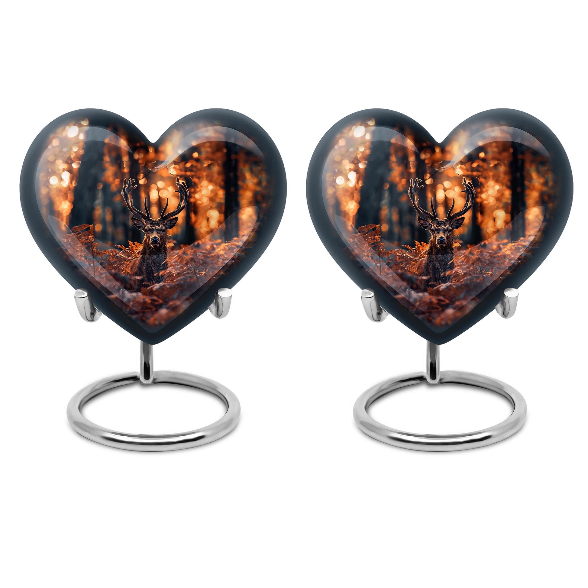 Deer Theme 3 Inch Keepsake Pack of 2