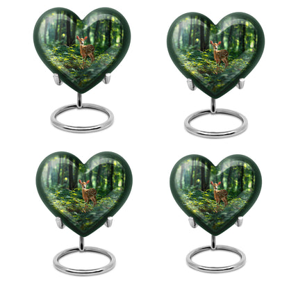 Deer Theme 3 Inch Keepsake Pack of 4