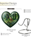 10-inch heart-shaped gramophone deer urn