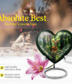 heart-shaped deer urn
