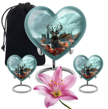 Large Urn with 2 Mini Urn