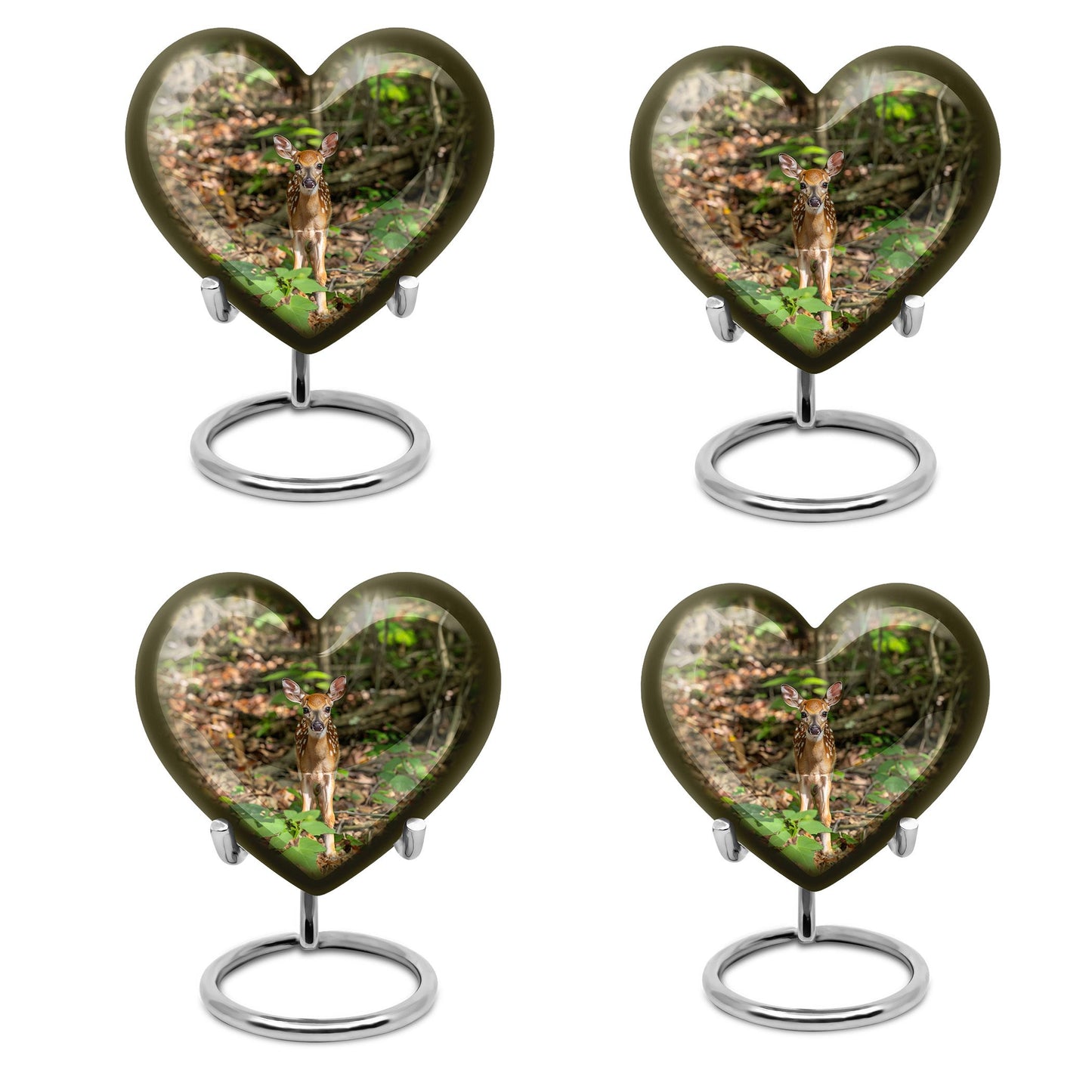 Deer Theme 3 Inch Keepsake Pack of 4