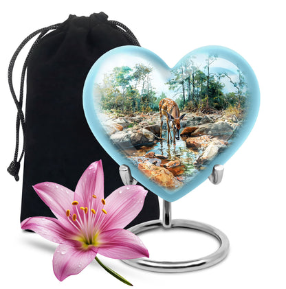deer urn for cremation ashes