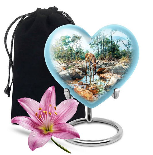deer urn for cremation ashes