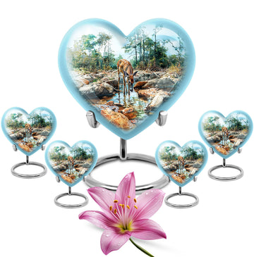 Large Urn with 4 Small Urn