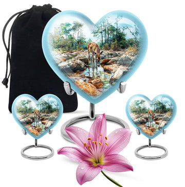 Large Urn with 2 Mini Urn