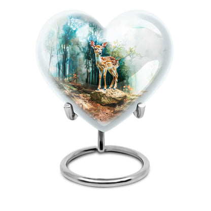 deer urn crafted from durable 