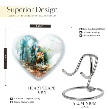 deer urn crafted from durable 