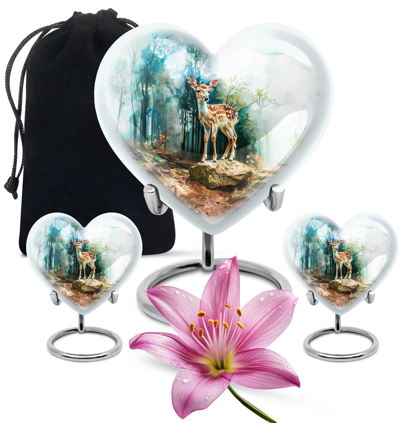 deer urn crafted from durable 