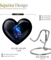 10-inch heart-shaped fish urn