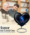 10-inch heart-shaped fish urn