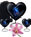 10-inch heart-shaped fish urn