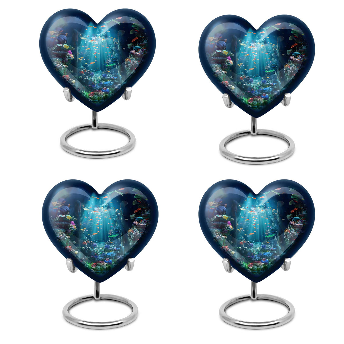 Fish Theme 3 Inch Keepsake Pack of 4