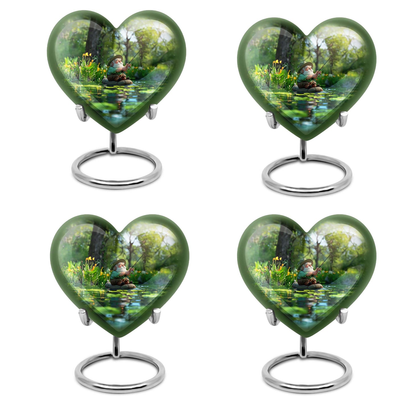 Fishing Theme 3 Inch Keepsake Pack of 4