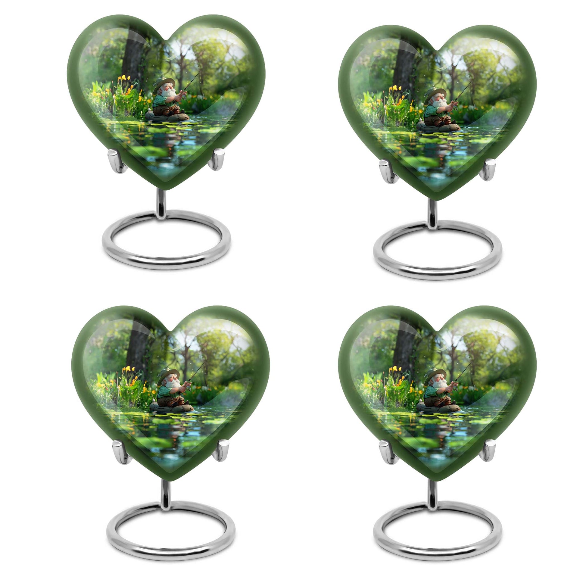 Fishing Theme 3 Inch Keepsake Pack of 4