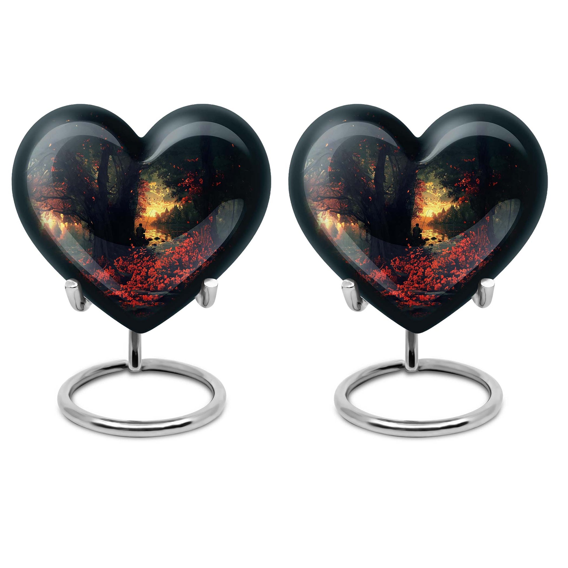 Fishing Theme 3 Inch Keepsake Pack of 2