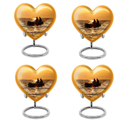 Cowboy Theme 3 Inch Keepsake Pack of 4
