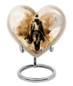 Lone Cowboy Cremation Small Urns For Human Ashes - Cowboy Spirit Urn For Funeral
