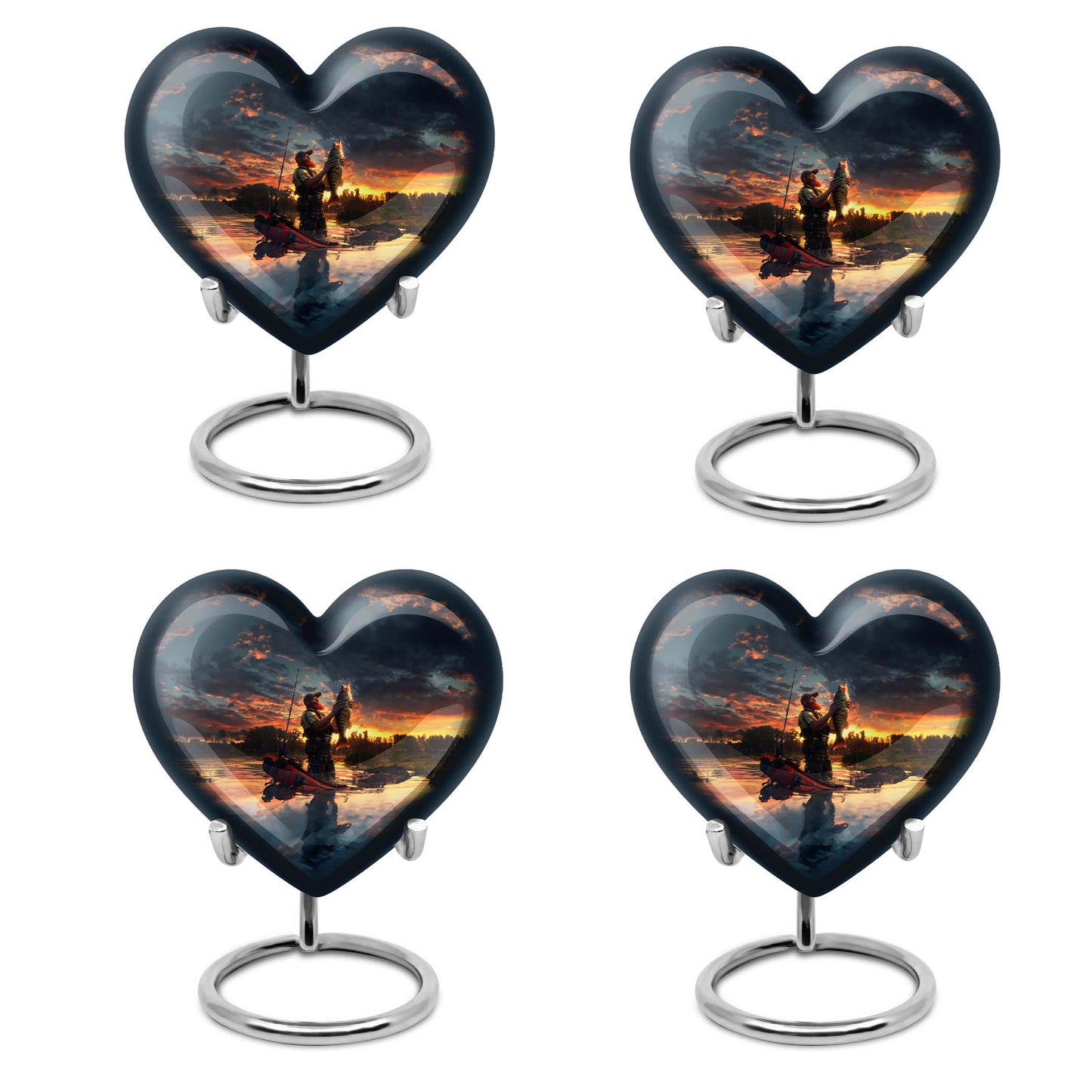 Cowboy Theme 3 Inch Keepsake Pack of 4