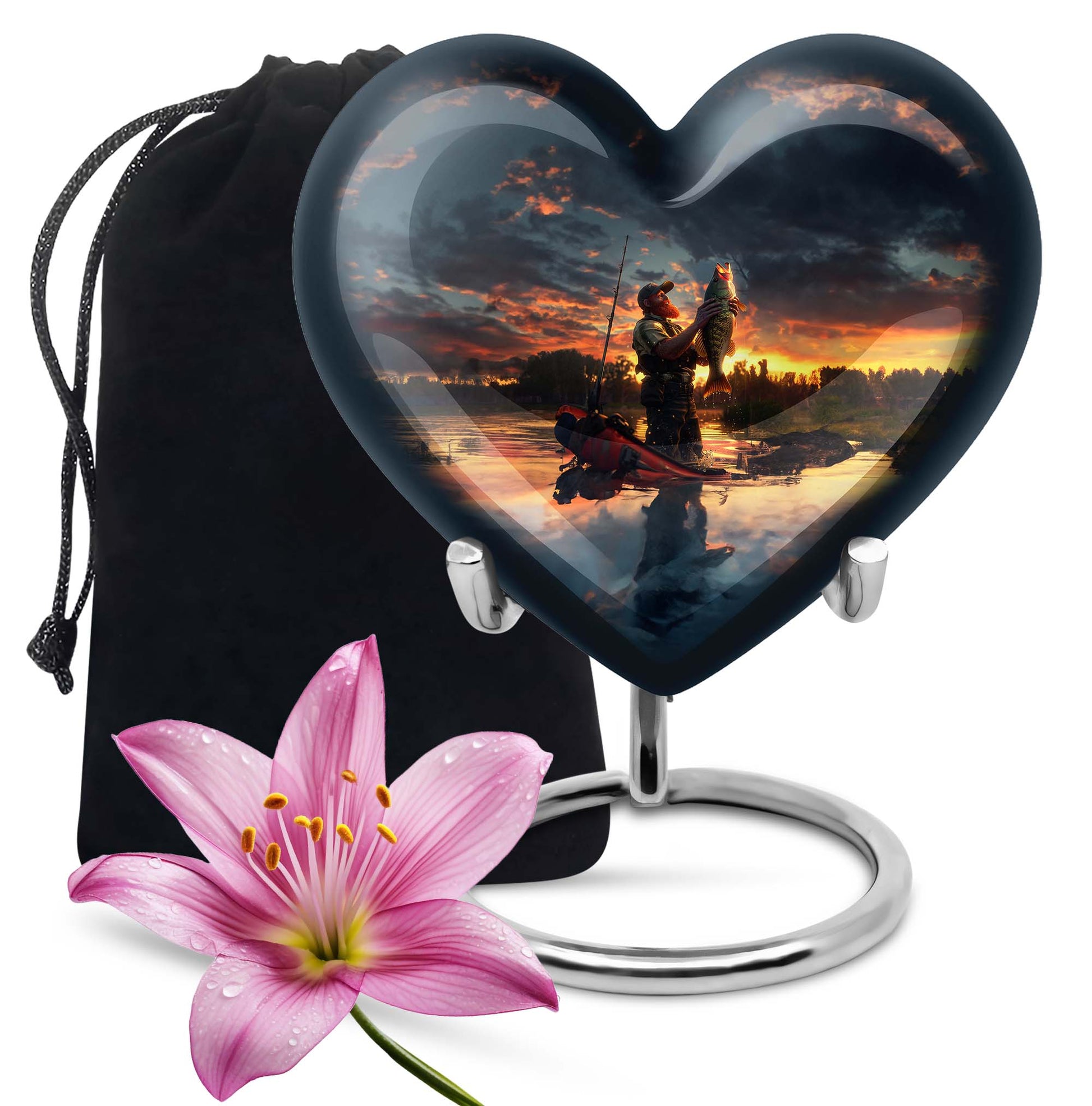 Cowboy Theme Large Urn 10 Inch