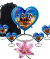 Cowboy Cremation Urns For Human Ashes - Cattle Roundup Memorial Ashes Keepsake