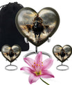 Cowboy Journey Cremation Ashes Urn - Cattle Drive Memorial Ashes Urn