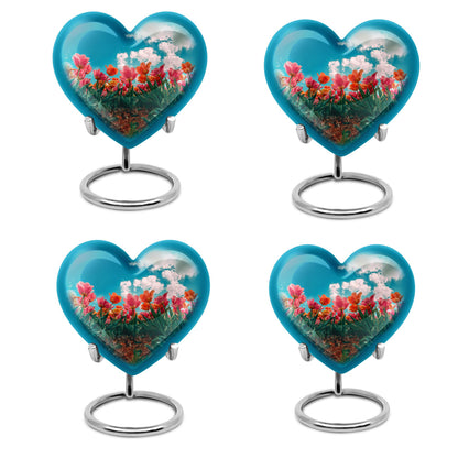 Tulip Theme 3 Inch Keepsake Pack of 4