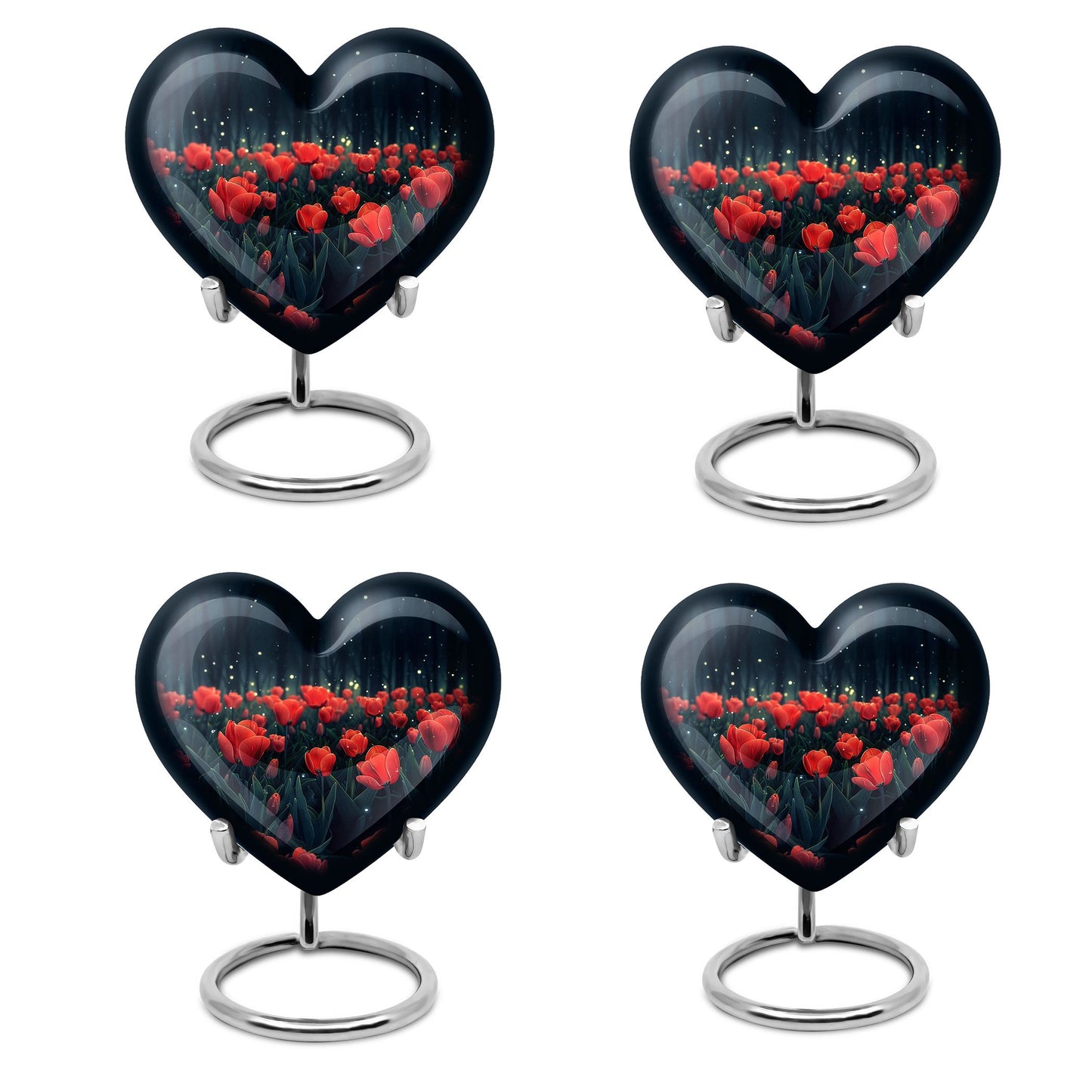 Tulip Theme 3 Inch Keepsake Pack of 4