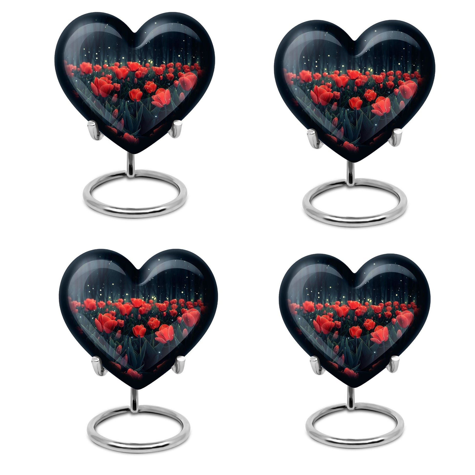 Tulip Theme 3 Inch Keepsake Pack of 4