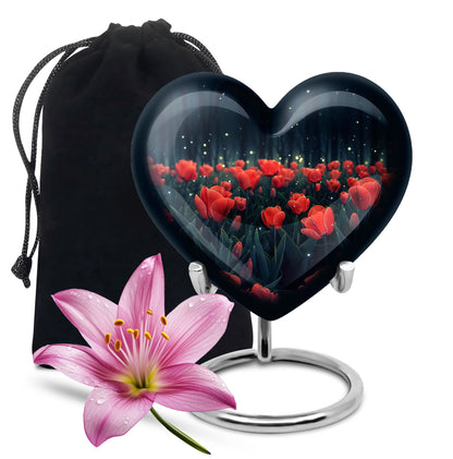 Tulip Theme Large Urn 10 Inch