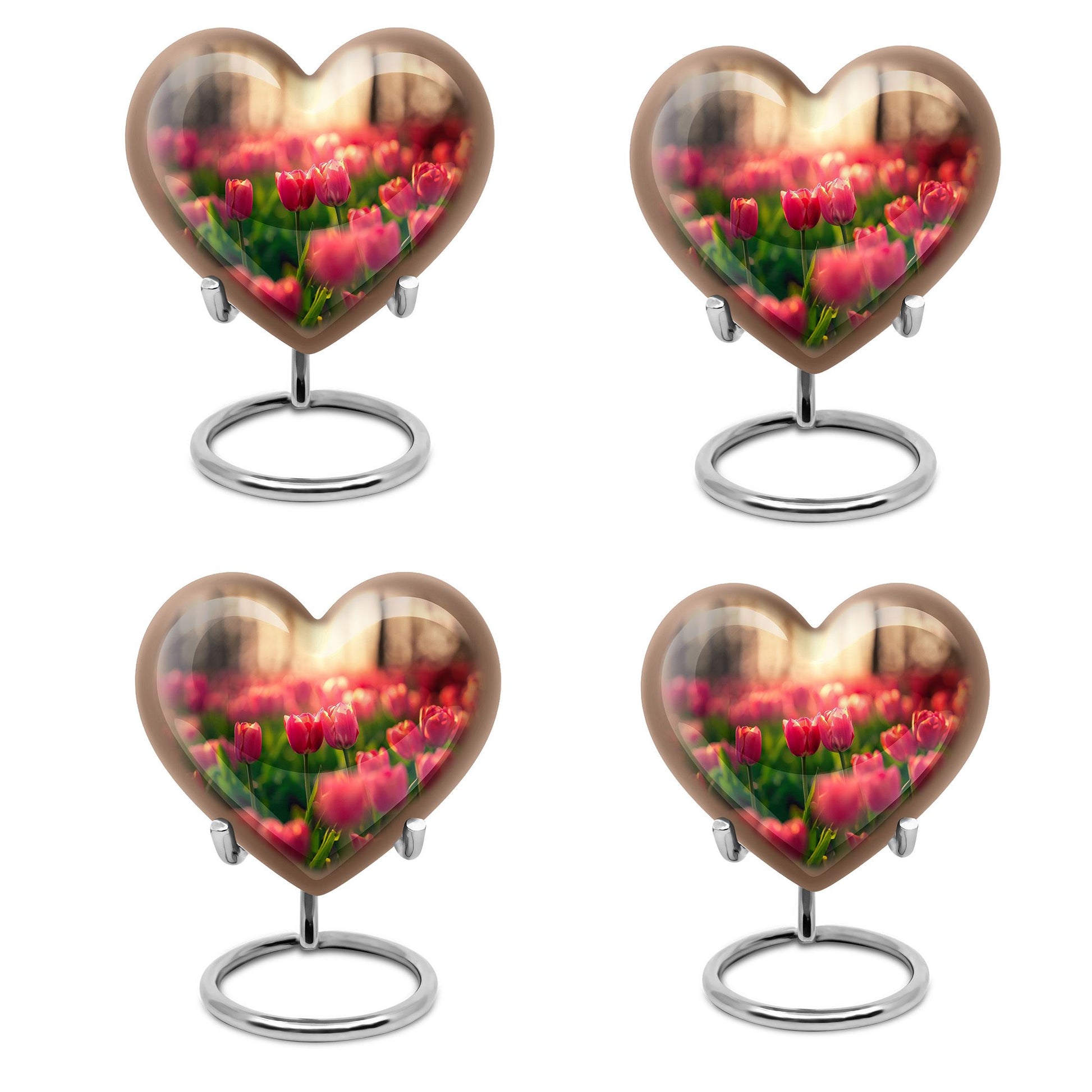 Tulip Theme 3 Inch Keepsake Pack of 4