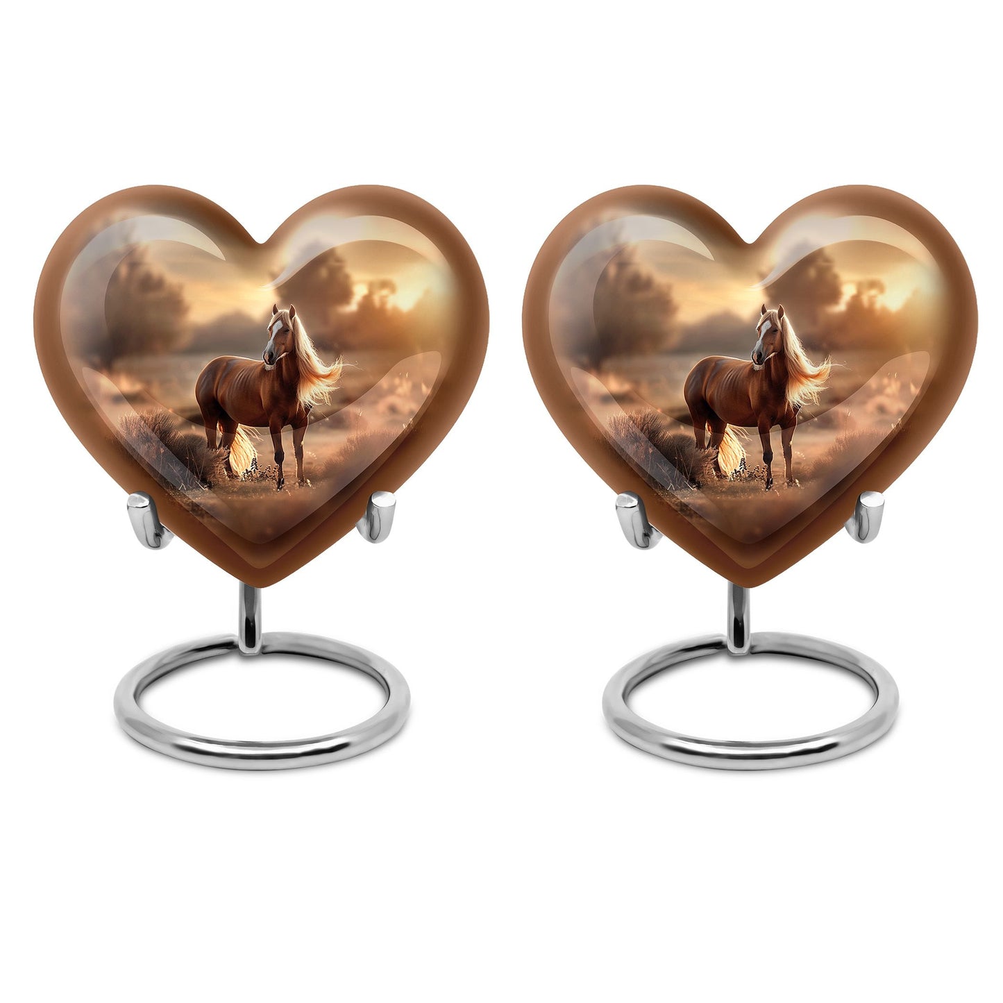 Horse Theme 3 Inch Keepsake Pack of 2