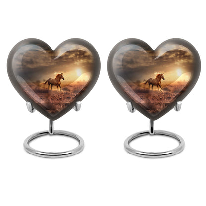Horse Theme 3 Inch Keepsake Pack of 2