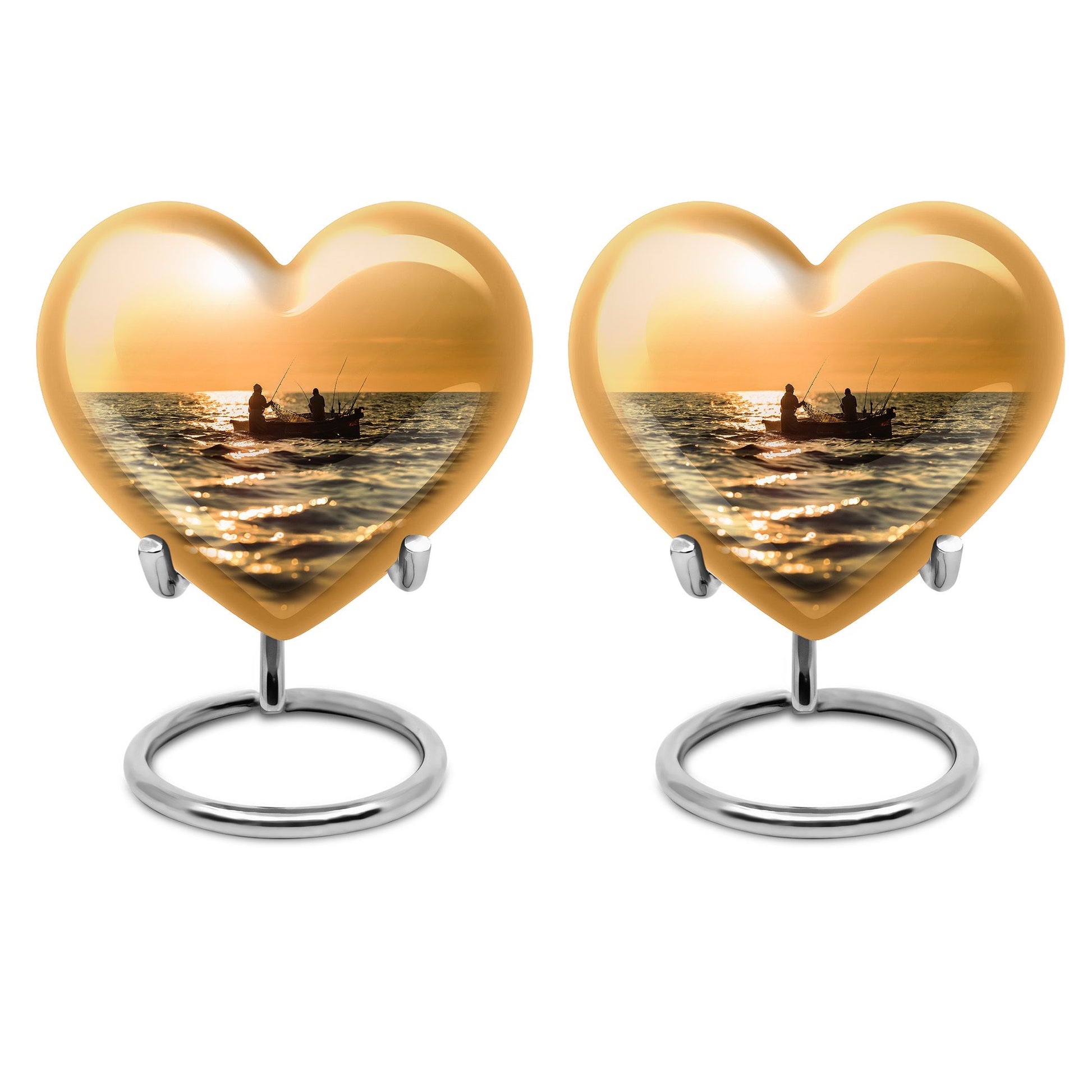 Fishing Theme 3 Inch Keepsake Pack of 2