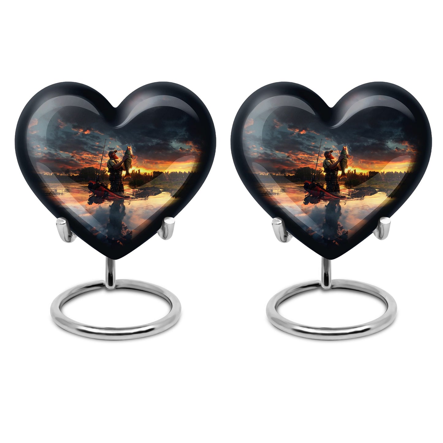Fishing Theme 3 Inch Keepsake Pack of 2