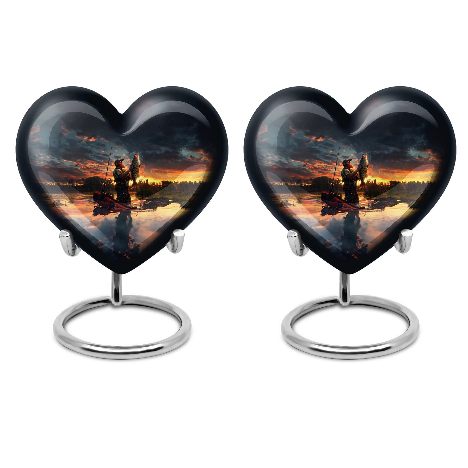 Fishing Theme 3 Inch Keepsake Pack of 2