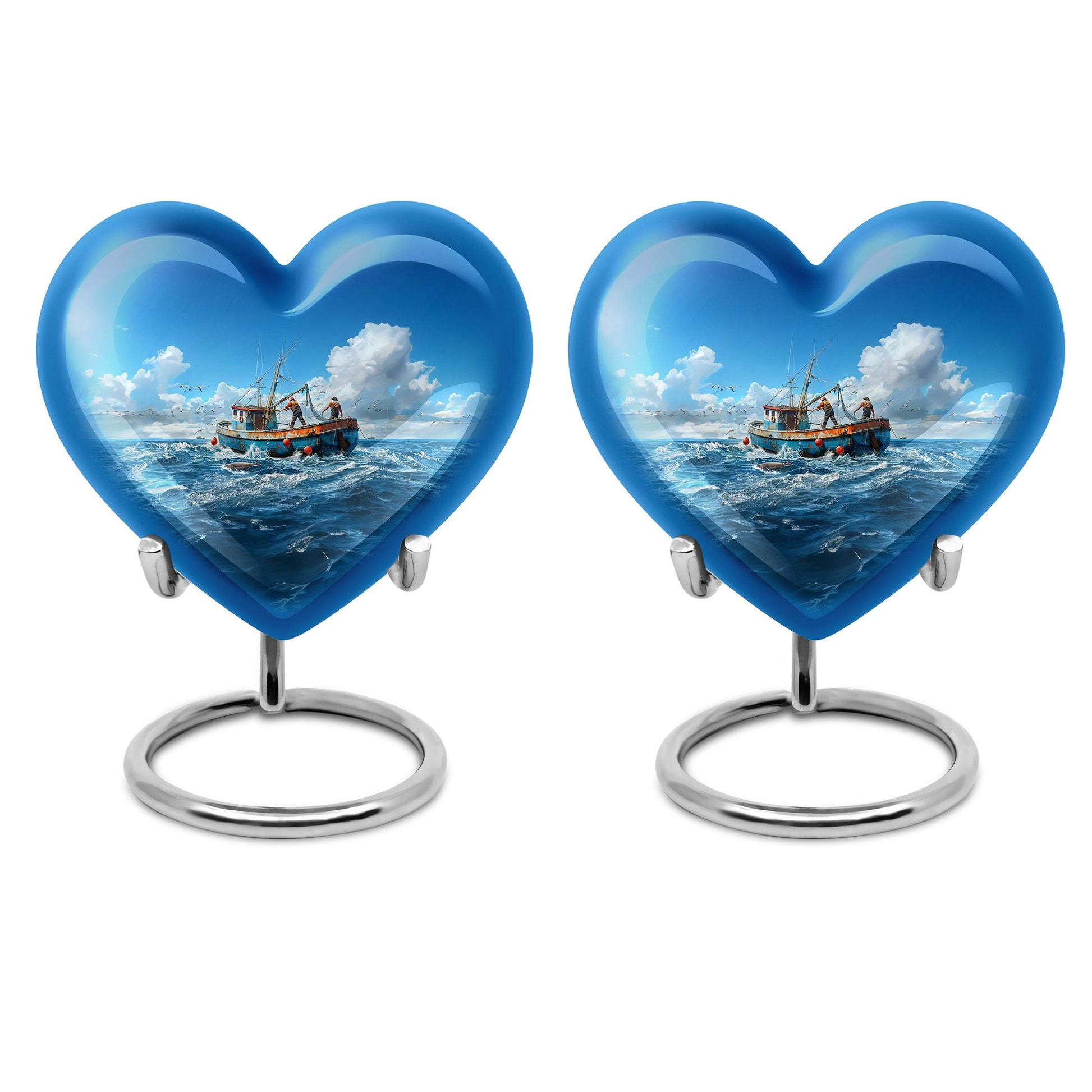 Fishing Theme 3 Inch Keepsake Pack of 2