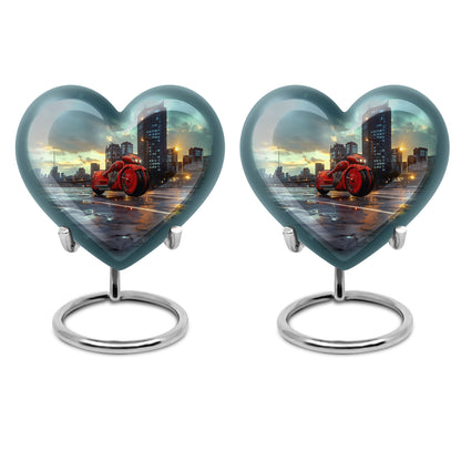 Motorcycle Theme 3 Inch Keepsake Pack of 2