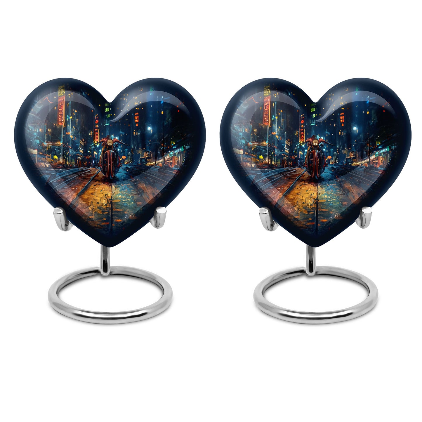 Motorcycle Theme 3 Inch Keepsake Pack of 2